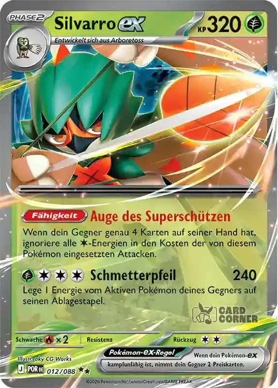 Optimale Ordnung Kartenliste - Silvarro-ex 012/088