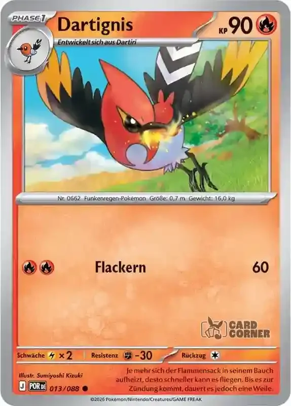 Optimale Ordnung Kartenliste - Dartignis 013/088