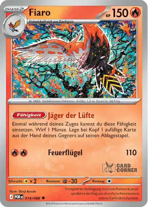 Optimale Ordnung Kartenliste - Fiaro 014/088