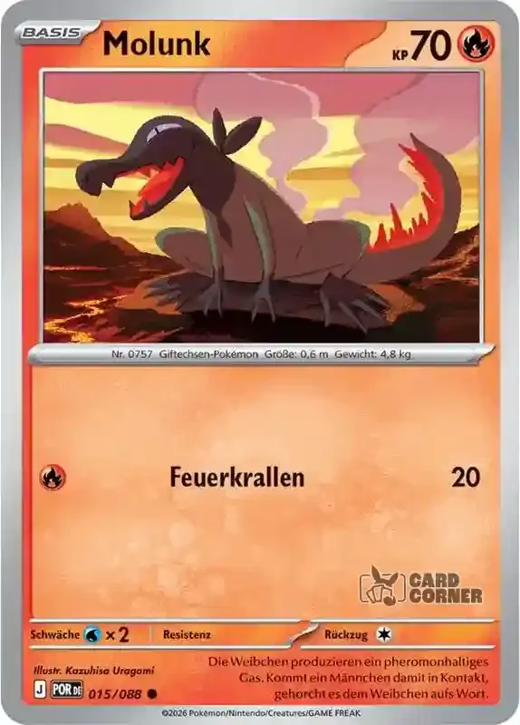 Optimale Ordnung Kartenliste - Molunk 015/088