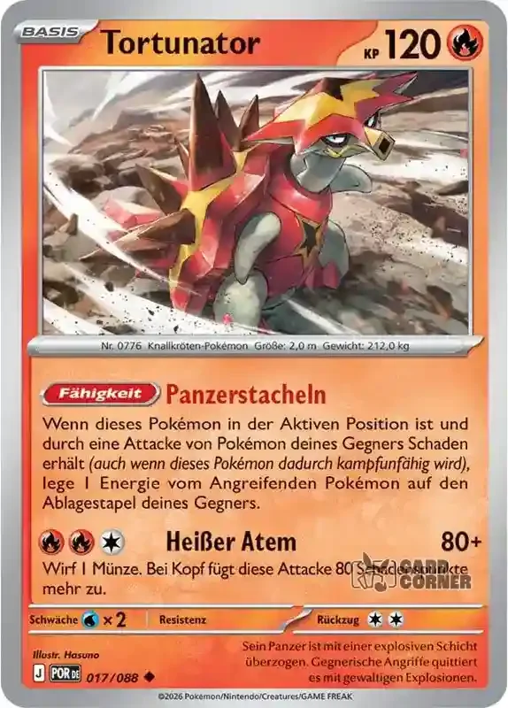 Optimale Ordnung Kartenliste - Tortunator 017/088