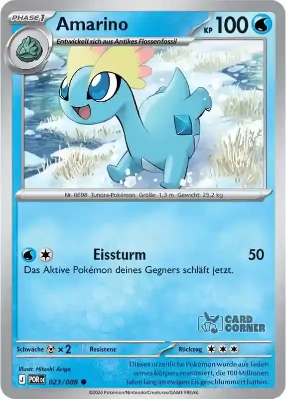 Optimale Ordnung Kartenliste - Amarino 023/088