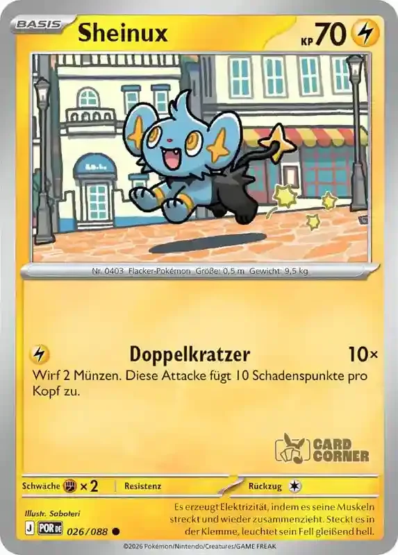 Optimale Ordnung Kartenliste - Sheinux 026/088