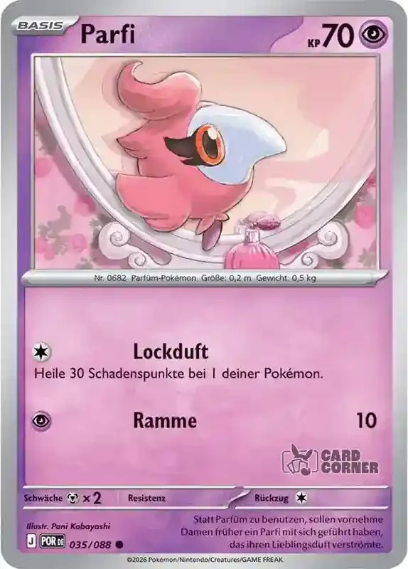 Optimale Ordnung Kartenliste - Parfi 035/088