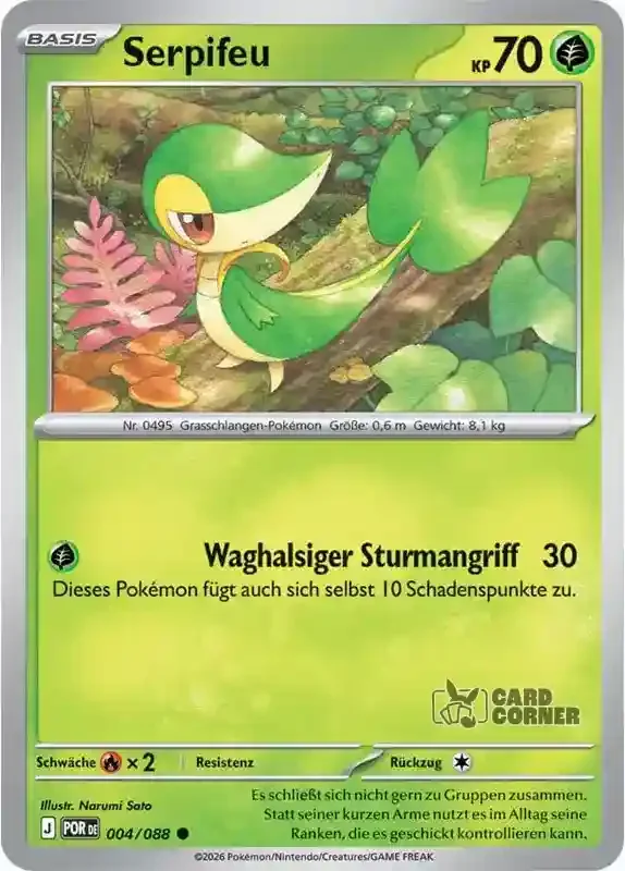 Optimale Ordnung Kartenliste - Serpifeu 004/088