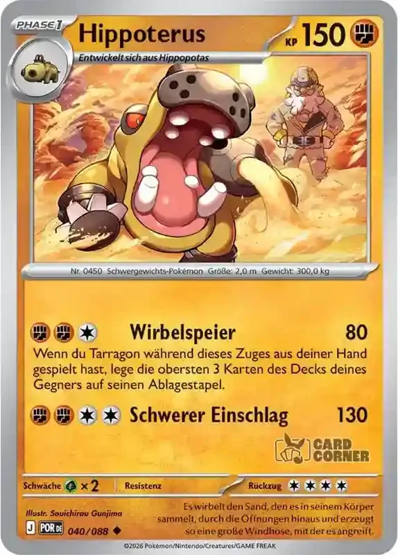 Optimale Ordnung Kartenliste - Hippoterus 040/088