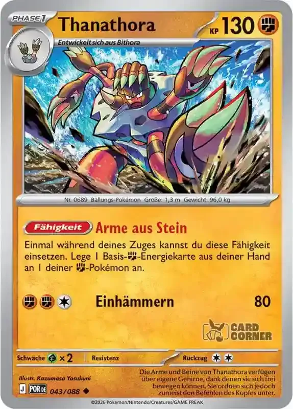 Optimale Ordnung Kartenliste - Thanathora 043/088