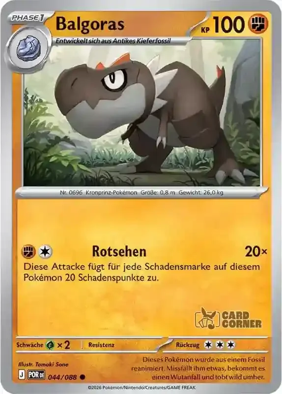 Optimale Ordnung Kartenliste - Balgoras 044/088