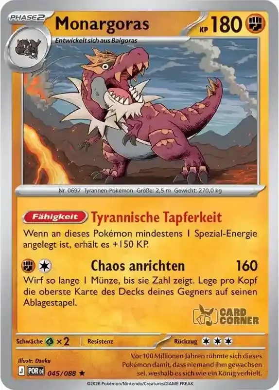 Optimale Ordnung Kartenliste - Monargoras 045/088