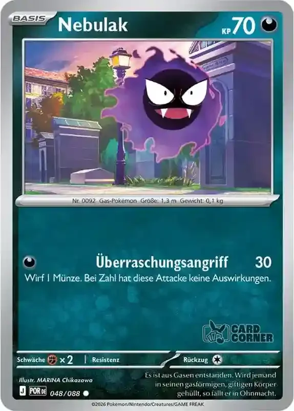 Optimale Ordnung Kartenliste - Nebulak 048/088