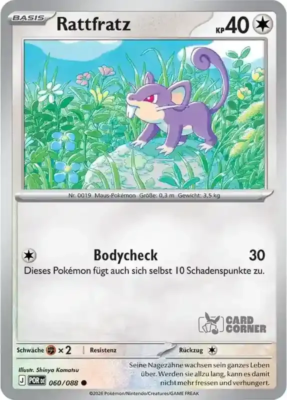 Optimale Ordnung Kartenliste - Rattfratz 060/088