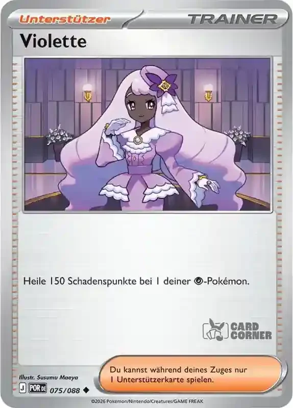 Optimale Ordnung Kartenliste - Violette 075/088