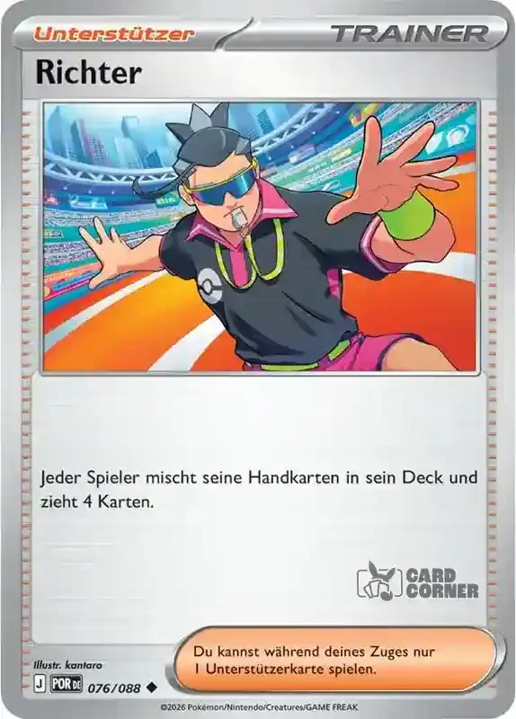 Optimale Ordnung Kartenliste - Richter 076/088