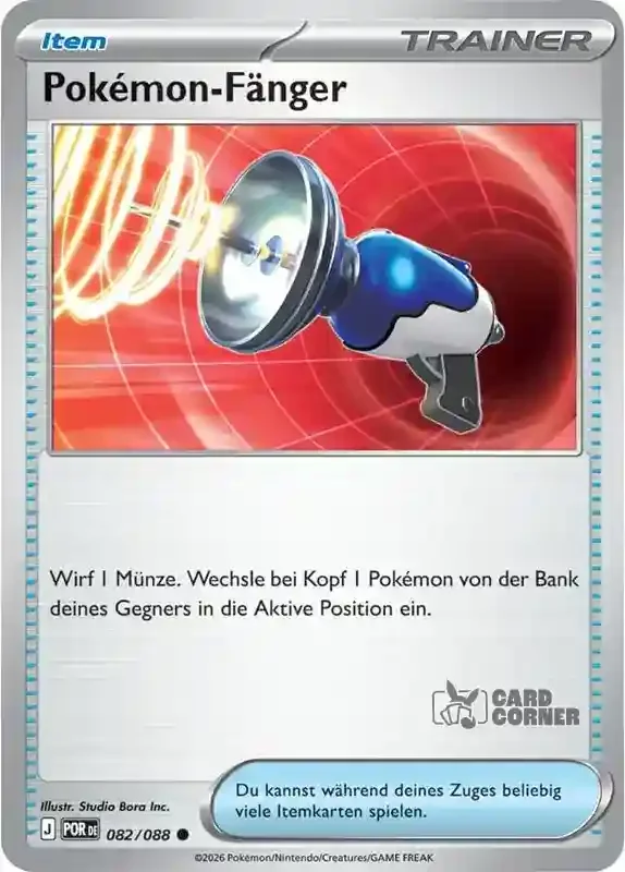 Optimale Ordnung Kartenliste - Pokémon-Fänger 082/088