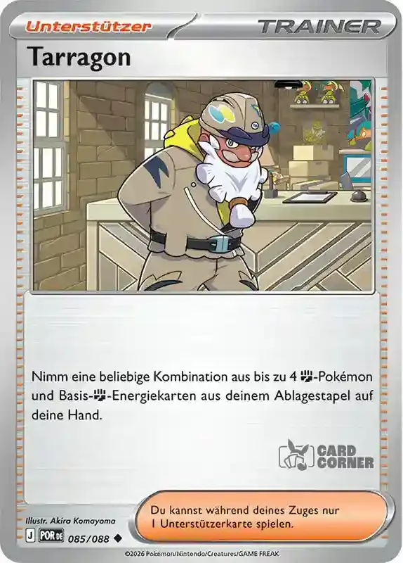 Optimale Ordnung Kartenliste - Tarragon 085/088