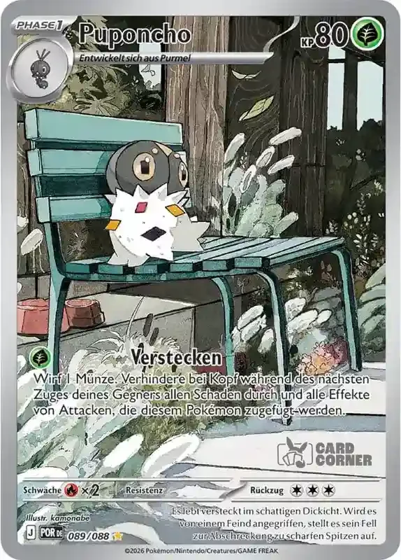 Optimale Ordnung Kartenliste - Puponcho 089/088