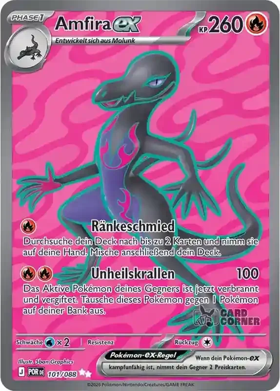 Optimale Ordnung Kartenliste - Amfira-ex 101/088