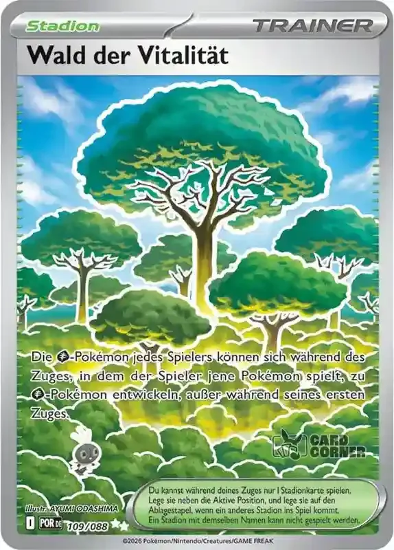 Optimale Ordnung Kartenliste - Wald der Vitalität 109/088