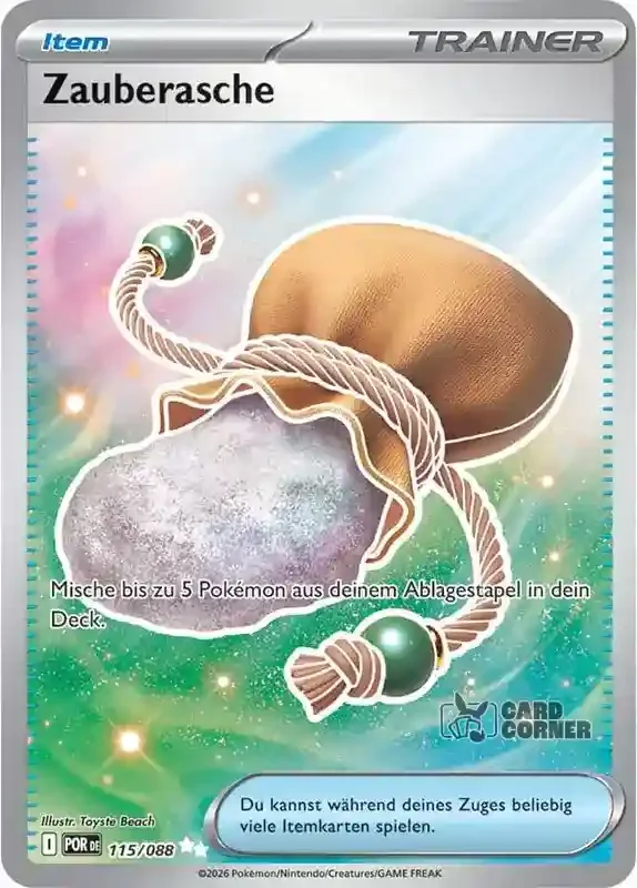Optimale Ordnung Kartenliste - Zauberasche 115/088