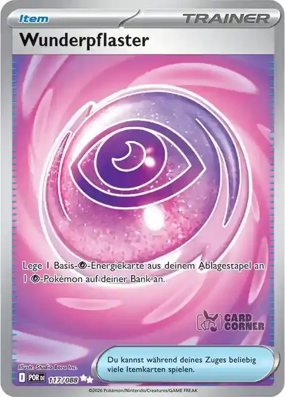 Optimale Ordnung Kartenliste - Wunderpflaster 117/088