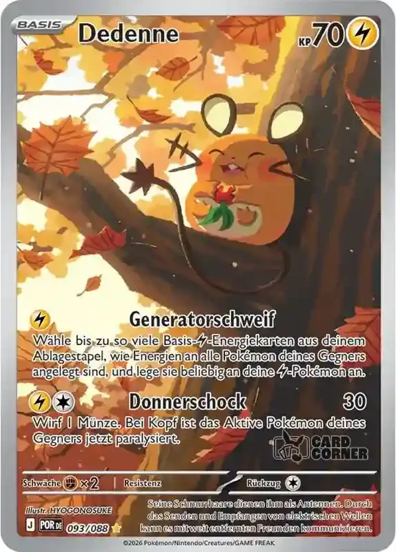 Optimale Ordnung Kartenliste - Dedenne 093/088