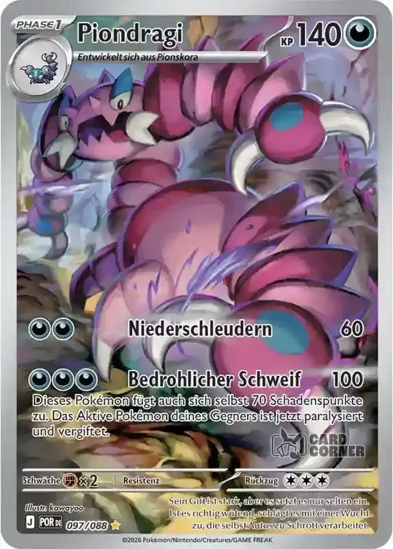 Optimale Ordnung Kartenliste - Piondragi 097/088