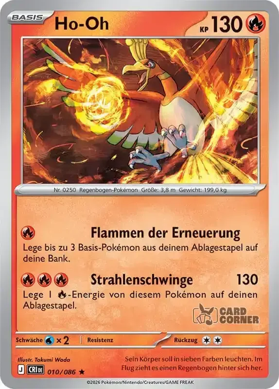 Wachsendes Chaos Kartenliste - Ho-Oh 010/086