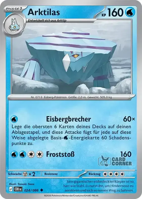 Wachsendes Chaos Kartenliste - Arktilas 024/086