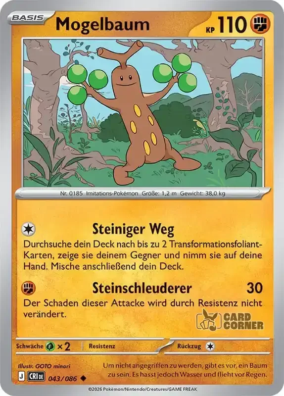 Wachsendes Chaos Kartenliste - Mogelbaum 043/086