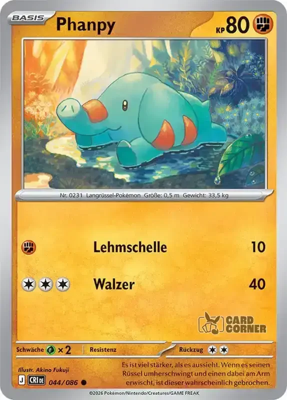 Wachsendes Chaos Kartenliste - Phanpy 044/086