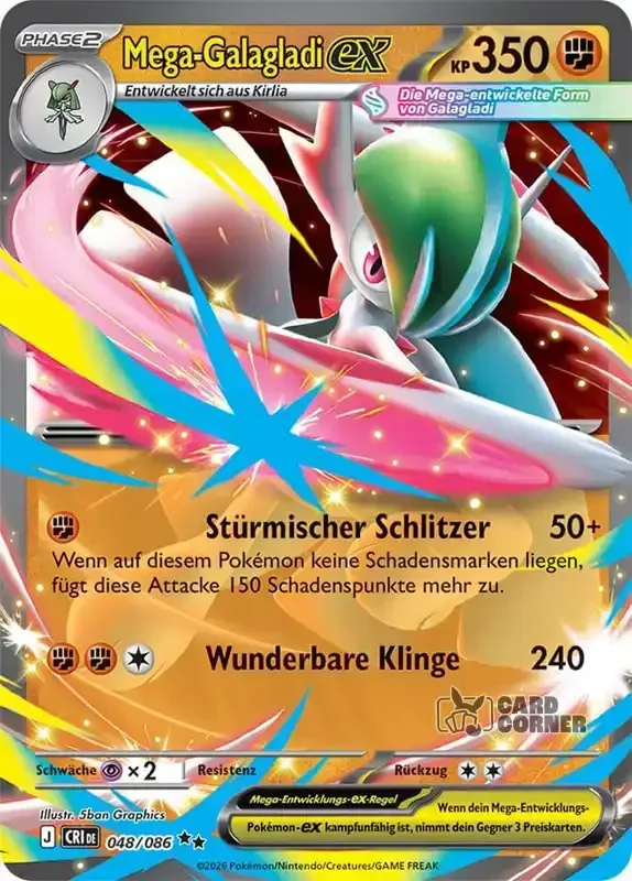 Wachsendes Chaos Kartenliste - Mega-Galagladi-ex 048/086