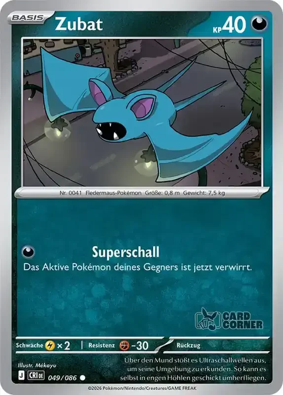 Wachsendes Chaos Kartenliste - Zubat 049/086