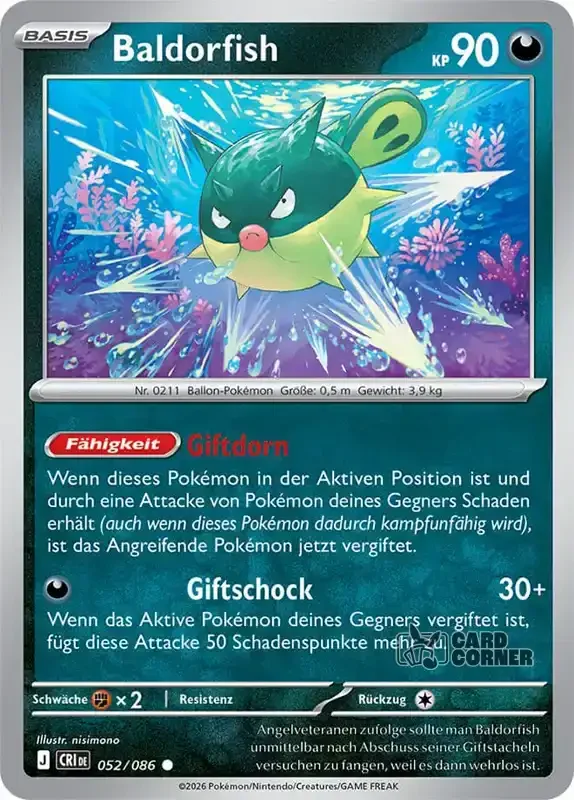 Wachsendes Chaos Kartenliste - Baldorfish 052/086