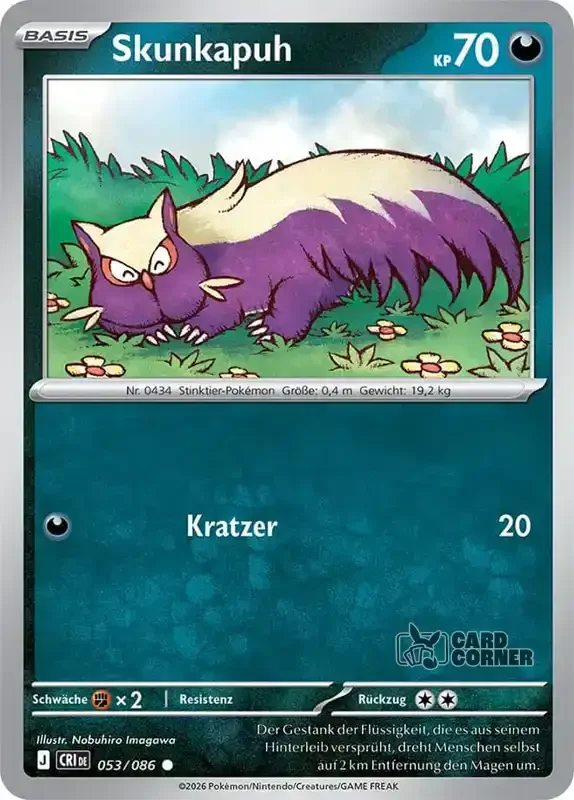 Wachsendes Chaos Kartenliste - Skunkapuh 053/086