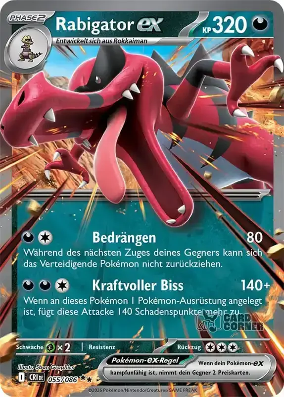 Wachsendes Chaos Kartenliste - Rabigator-ex 055/086