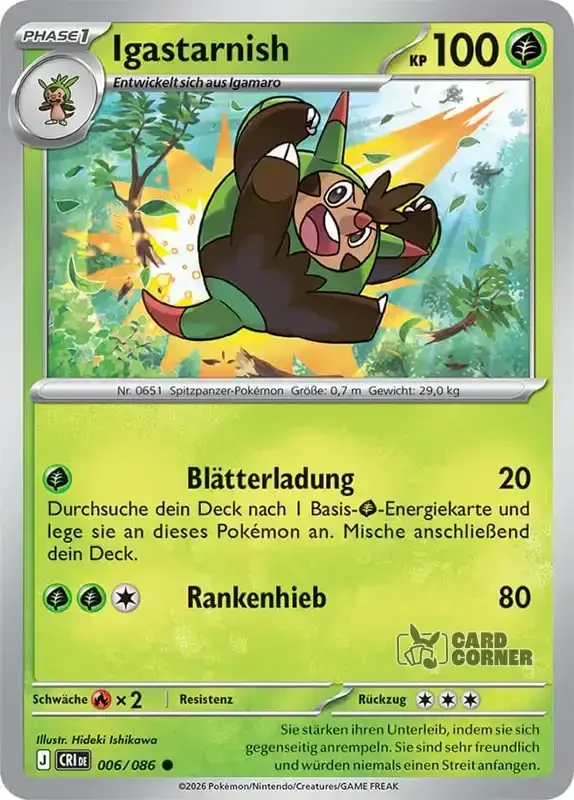 Wachsendes Chaos Kartenliste - Igastarnish 006/086