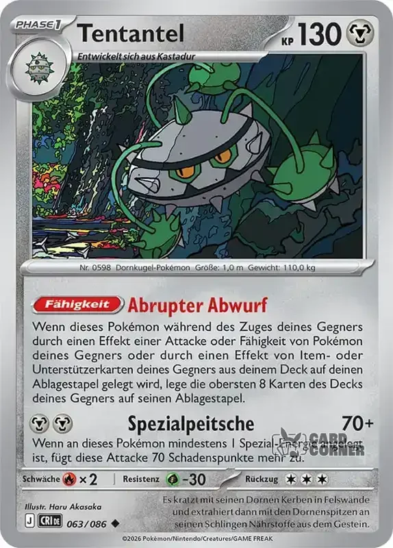 Wachsendes Chaos Kartenliste - Tentantel 063/086
