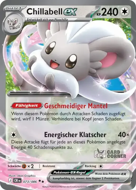 Wachsendes Chaos Kartenliste - Chillabell-ex 073/086
