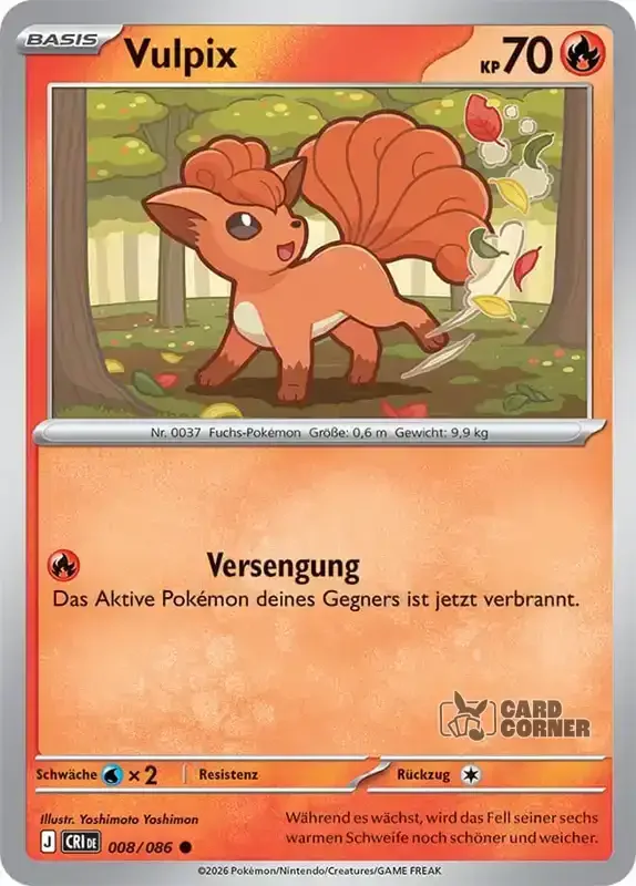 Wachsendes Chaos Kartenliste - Vulpix 008/086