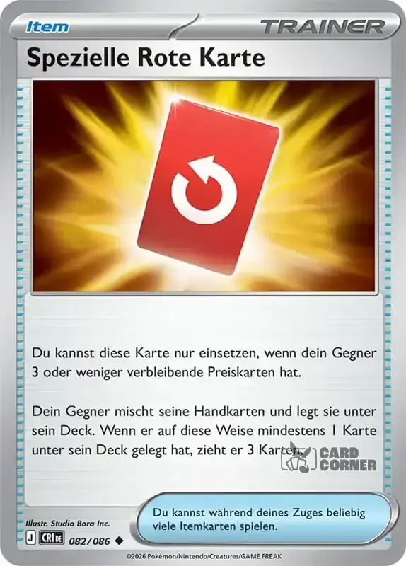 Wachsendes Chaos Kartenliste - Spezielle Rote Karte 082/086