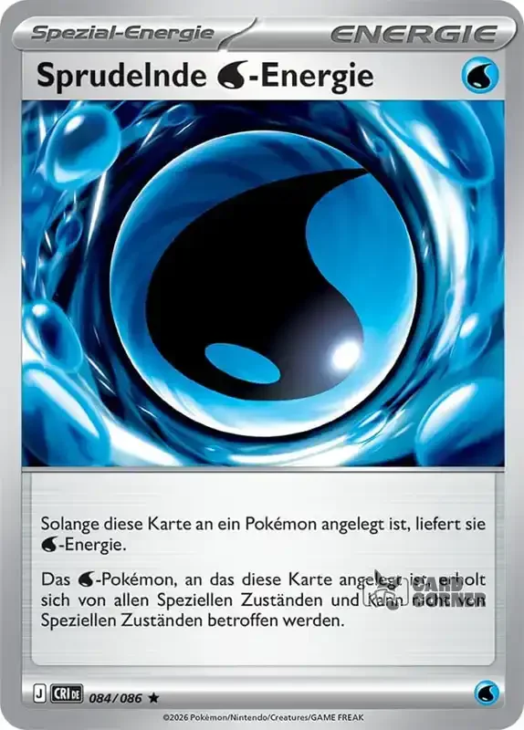 Wachsendes Chaos Kartenliste - Sprudelnde Wasser-Energie 084/086