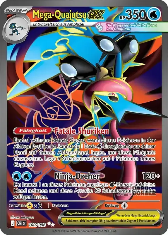 Wachsendes Chaos Kartenliste - Mega-Quajutsu-ex 100/086