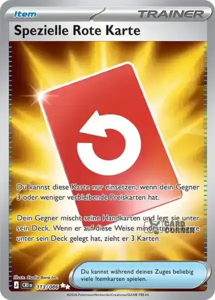 Wachsendes Chaos Kartenliste - Spezielle Rote 113/086