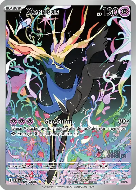 Wachsendes Chaos Kartenliste - Xerneas 091/086