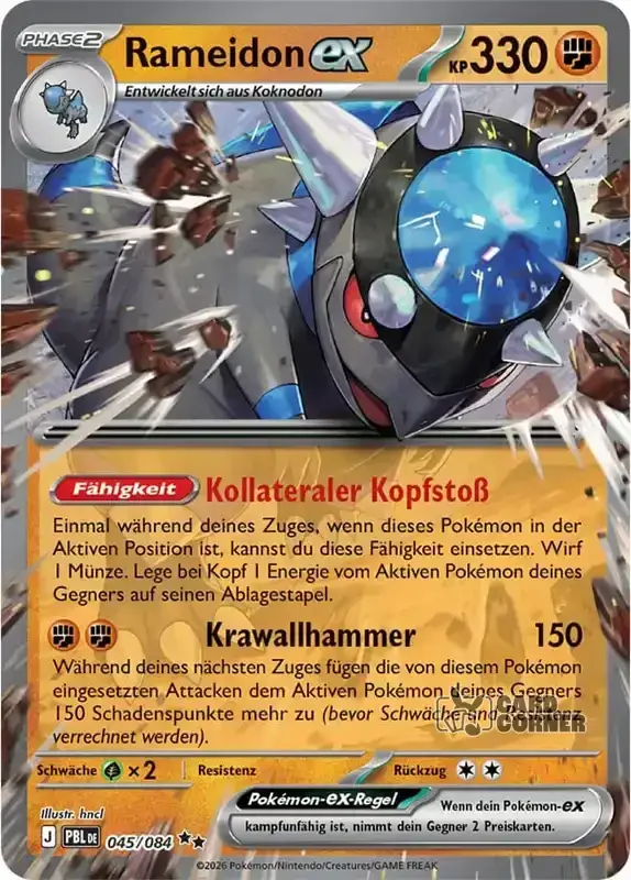Dunkelnacht Kartenliste - Rameidon-ex 045/084