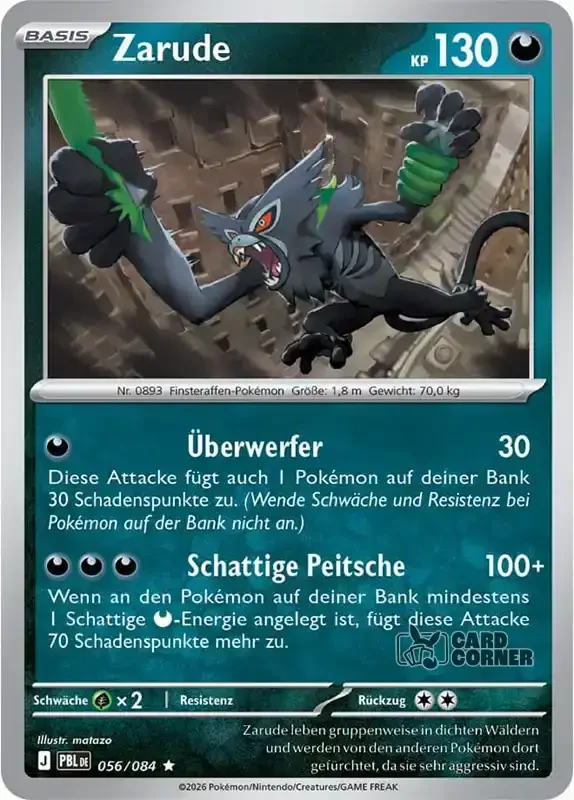 Dunkelnacht Kartenliste - Zarude 056/084