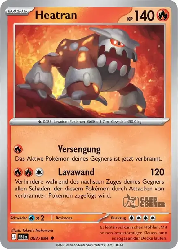 Dunkelnacht Kartenliste - Heatran 007/084