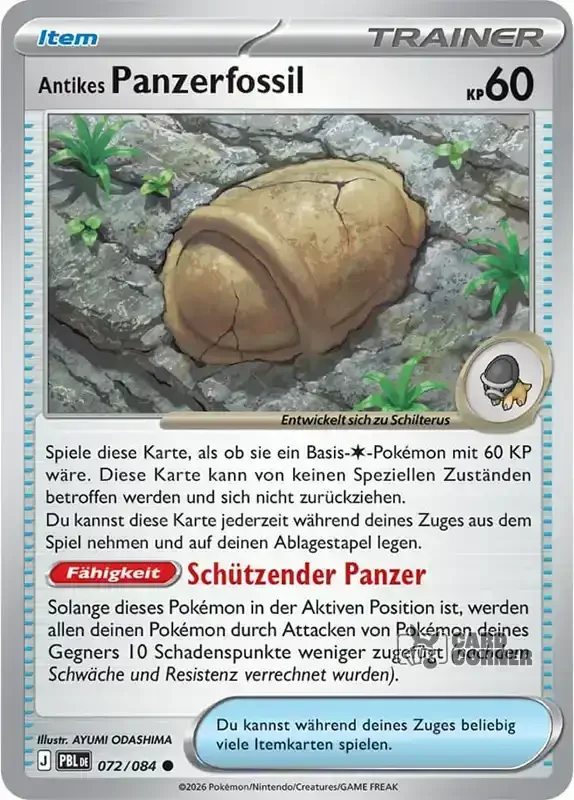 Dunkelnacht Kartenliste - Antikes Panzerfossil 072/084