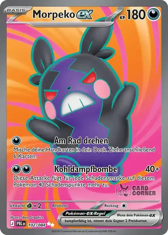 Dunkelnacht Kartenliste - Morpeko-ex 102/084
