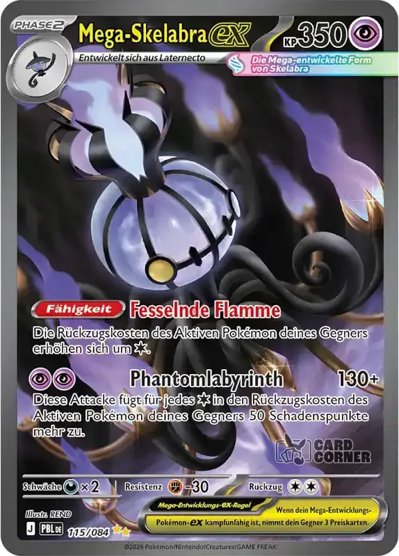 Dunkelnacht Kartenliste - Mega-Skelabra-ex 115/084